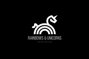 Unicorn Rainbow Logo