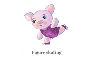 Olympic Games, animal sportsmen, an Animal Illustration by fiolika (Thumbnail 2 of 14)