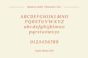 Quatera - Classic Italic