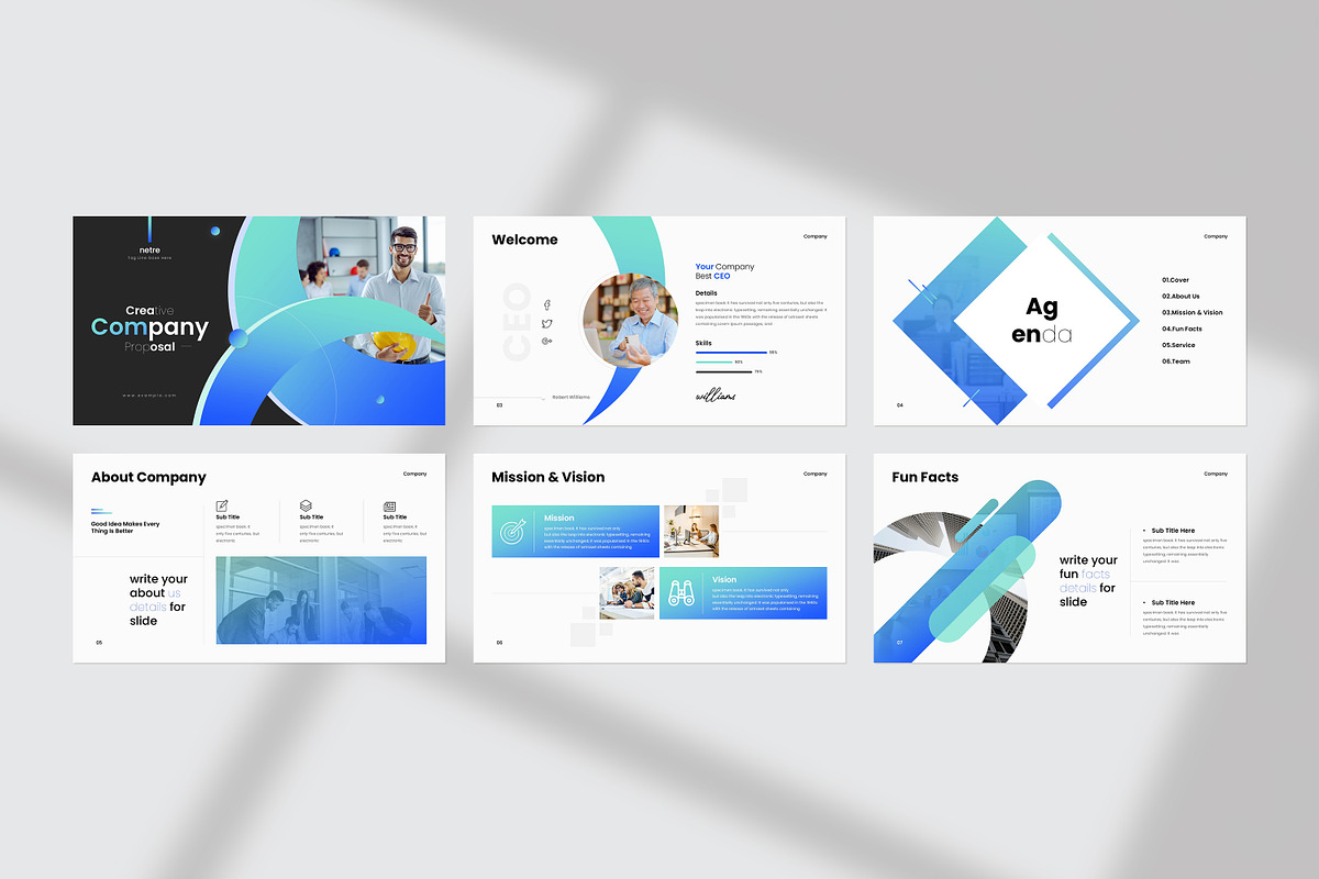 Company Proposal Template, a Presentation Template by slidestock55 (Photo 4 of 8)