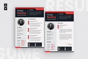 Resume CV, a Resume Template by dokudokunomi