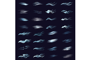 Cartoon wind effect. Windy magic, an Illustration by Stock-Smart-Start