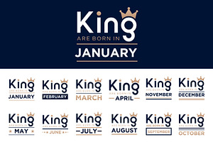 various months are born in design