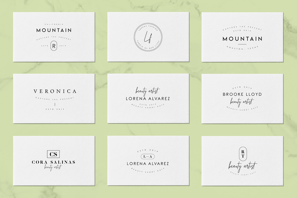 200 Trending Minimal Logo Bundle, a Branding & Logo Template by XpertgraphicD (Photo 30 of 52)