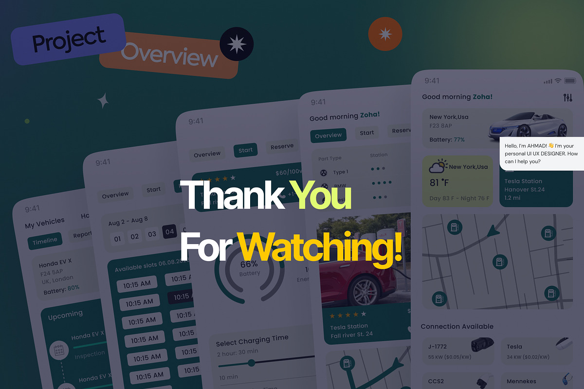 Car Charging App - EV Charging Apps, an UI Kit Template by Muhammad_Ahmad (Photo 4 of 6)