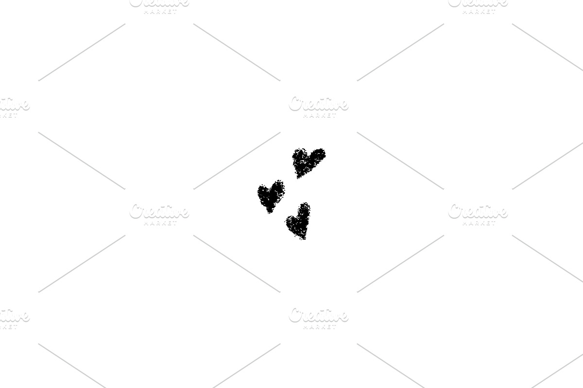 Crayon Doodle Hearts, an Object Graphic by Elena Pimukova (Photo 36 of 36)