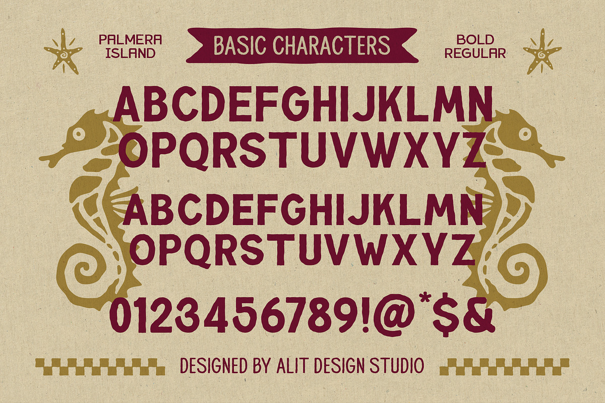 Palmera Island Typeface, a Sans Serif Font by alit design (Photo 7 of 17)