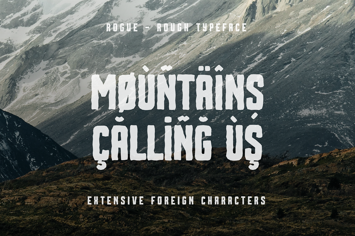 Rogue Handwritten Typeface
