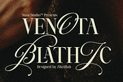 Venota Blathic, a Serif Font by Suza Studio (Thumbnail 1 of 14)
