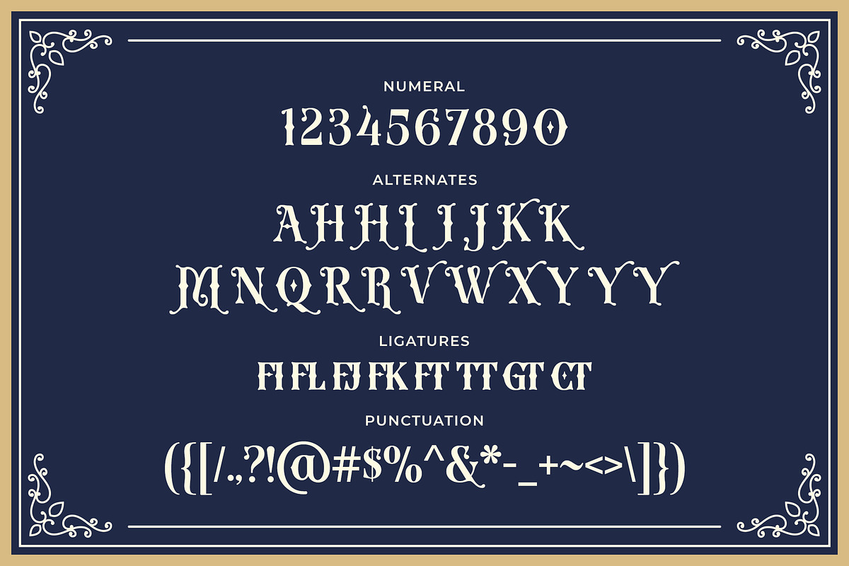 Harmesh - Classic Magical Fantasy, a Serif Font by Typia Nesia (Photo 3 of 12)