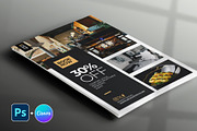 Hotel Discount A4 Flyer Canva & PSD, a Flyer Template by Vintage Impressions (Thumbnail 4 of 6)