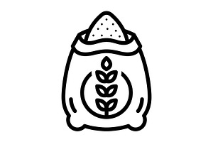 Garden plantation black icon, an Outline Icon by Creative priyanka