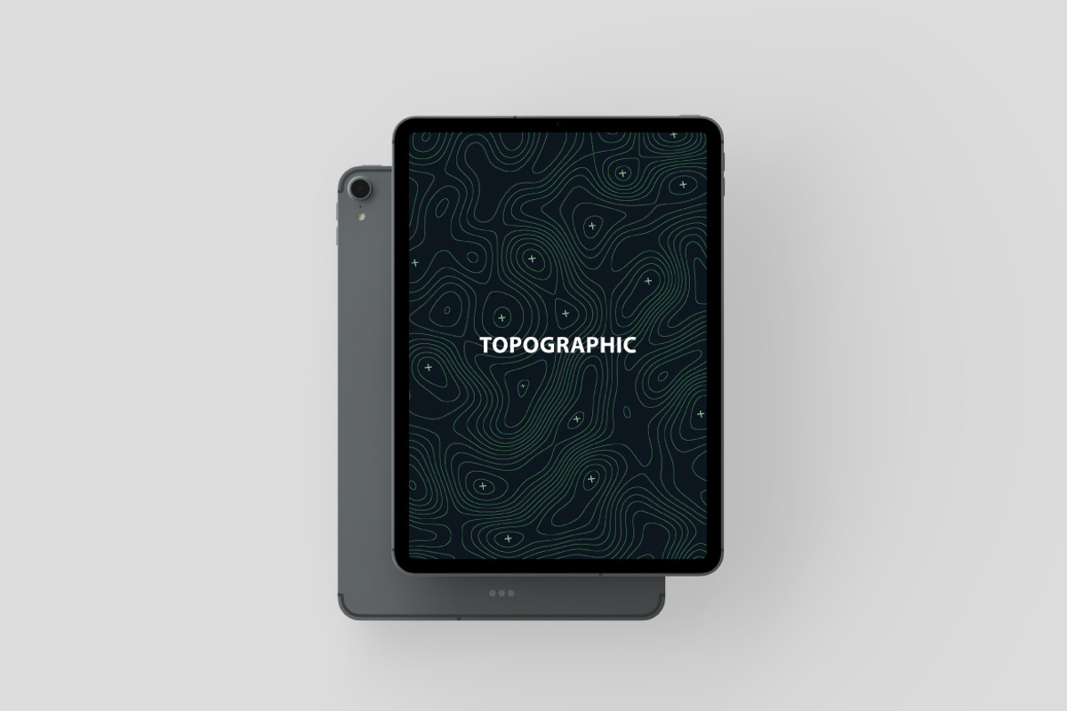 Topographic Contour Background, a Background Graphic by MSG Studio (Photo 7 of 9)