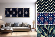 37 seamless blue modern pattern, a Pattern Graphic by ARTOZEN DIGITAL (Thumbnail 7 of 15)
