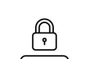 41 Home Security Icon Set, an Outline Icon by adenpinkstore (Thumbnail 8 of 16)