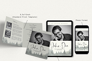 Funeral Program Template Set I Canva, an Invitation Template by The Social Stuff (Thumbnail 5 of 10)