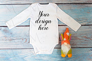 T-shirt and bodysuit mockup bundle., a Print Template by MockupMarket (Thumbnail 15 of 16)