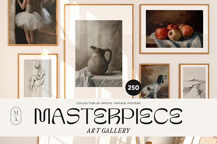 MASTERPIECE Art Gallery Prints, a Background Graphic by Muse Artist