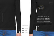 Women Longsleeve Mock-ups Set DEMO, a Books & Magazine Mockup by Apparel_Mockups (Thumbnail 17 of 23)