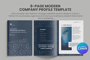 Company Profile Template, a Brochure Template by Oshin Design
