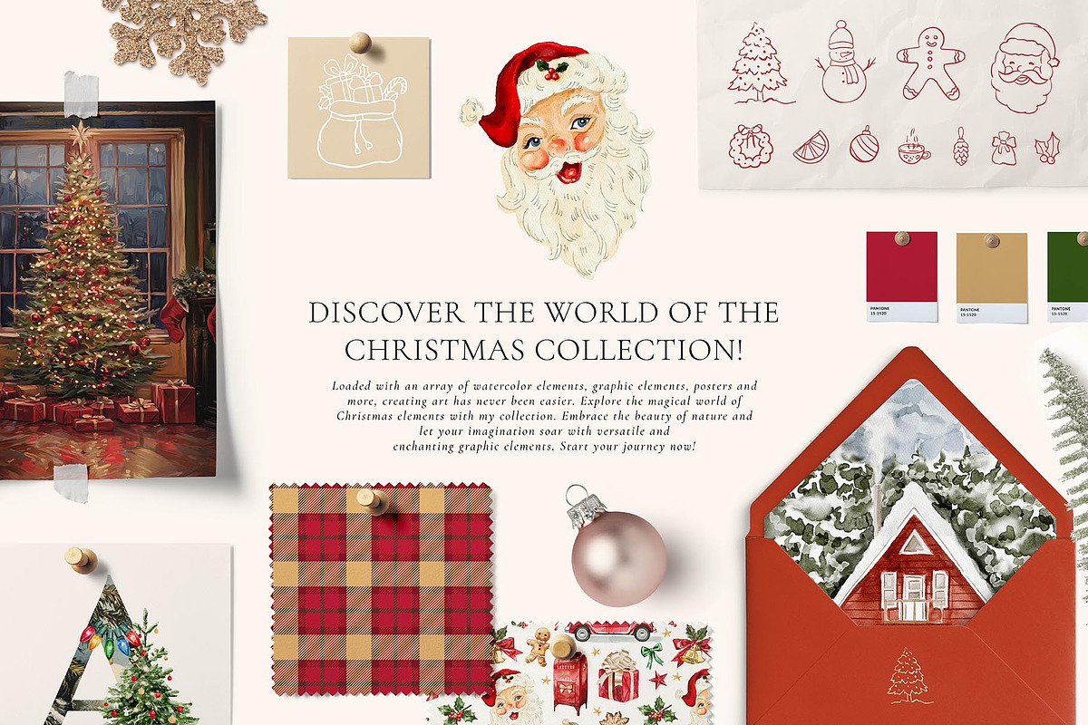 Christmas Watercolor Collection, a Graphic by Julia Dreams (Photo 2 of 11)