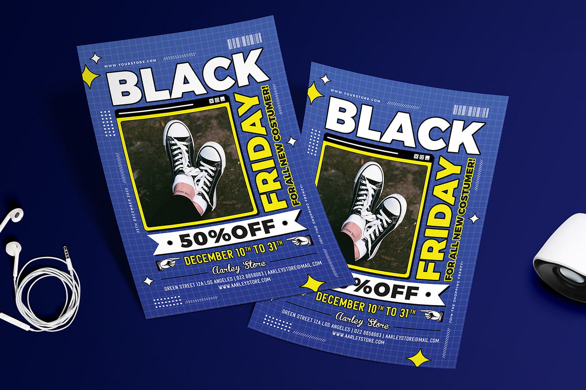 Black Friday Flyer, a Flyer Template by Aarley Kaiven (Photo 2 of 2)