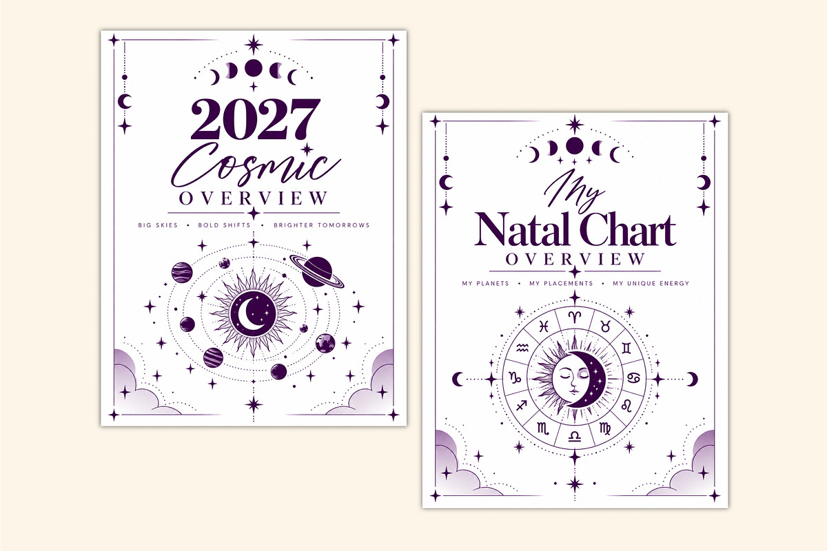 2027 Astrology Reflection Journal, a Stationery Template by Shumaya (Photo 4 of 4)