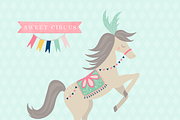 Circus Clip Art - Carnival Clip Art, an Animal Illustration by Hello Muse Design (Thumbnail 4 of 4)