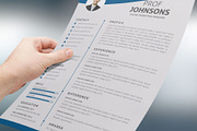 Resume Template and Cover Letter, a Resume Template by designvillage (Thumbnail 4 of 13)