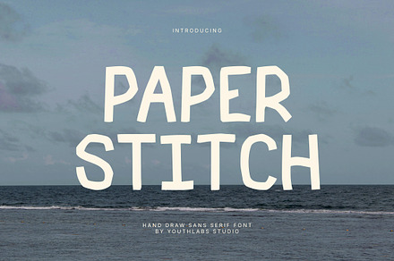 Paper Stitch - Hand Drawn Font
