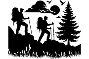 Hiking Adventure Vector Set, an Object Graphic by Creativeshirt (Thumbnail 11 of 13)