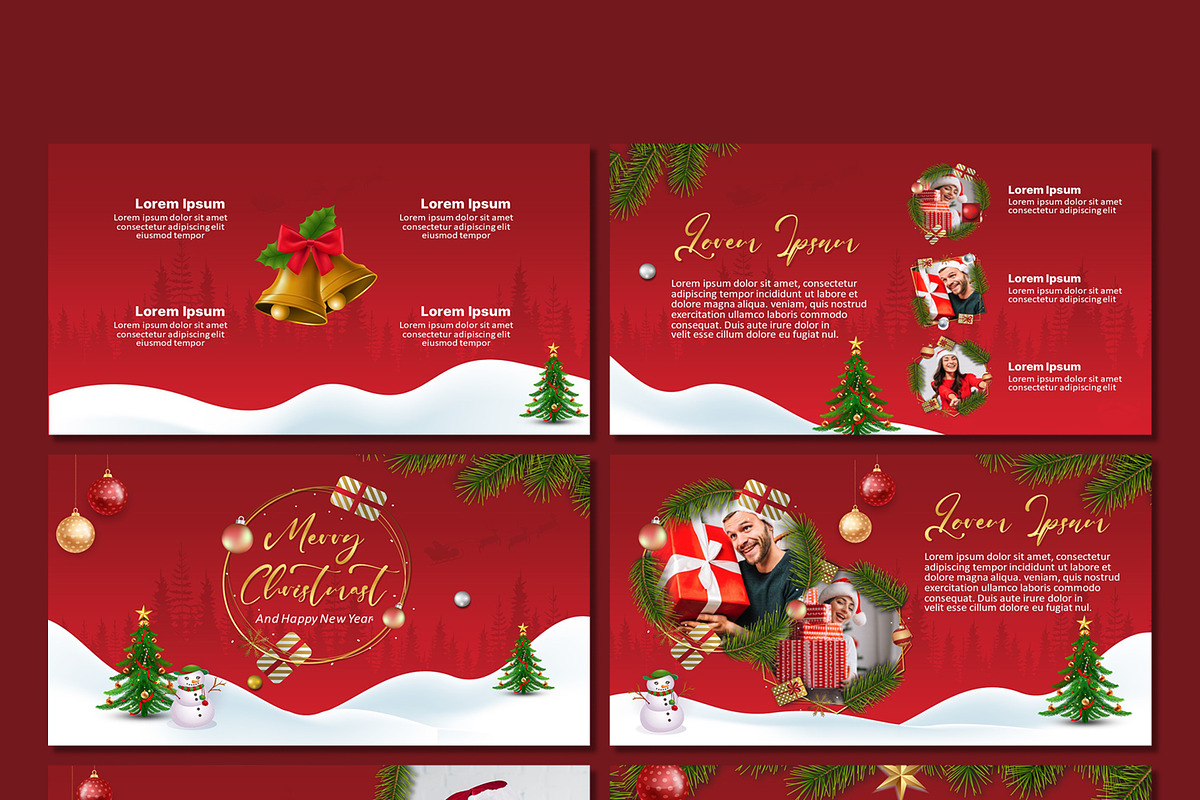 Merry Christmas Powerpoint Template, a Presentation Template by SKY ...