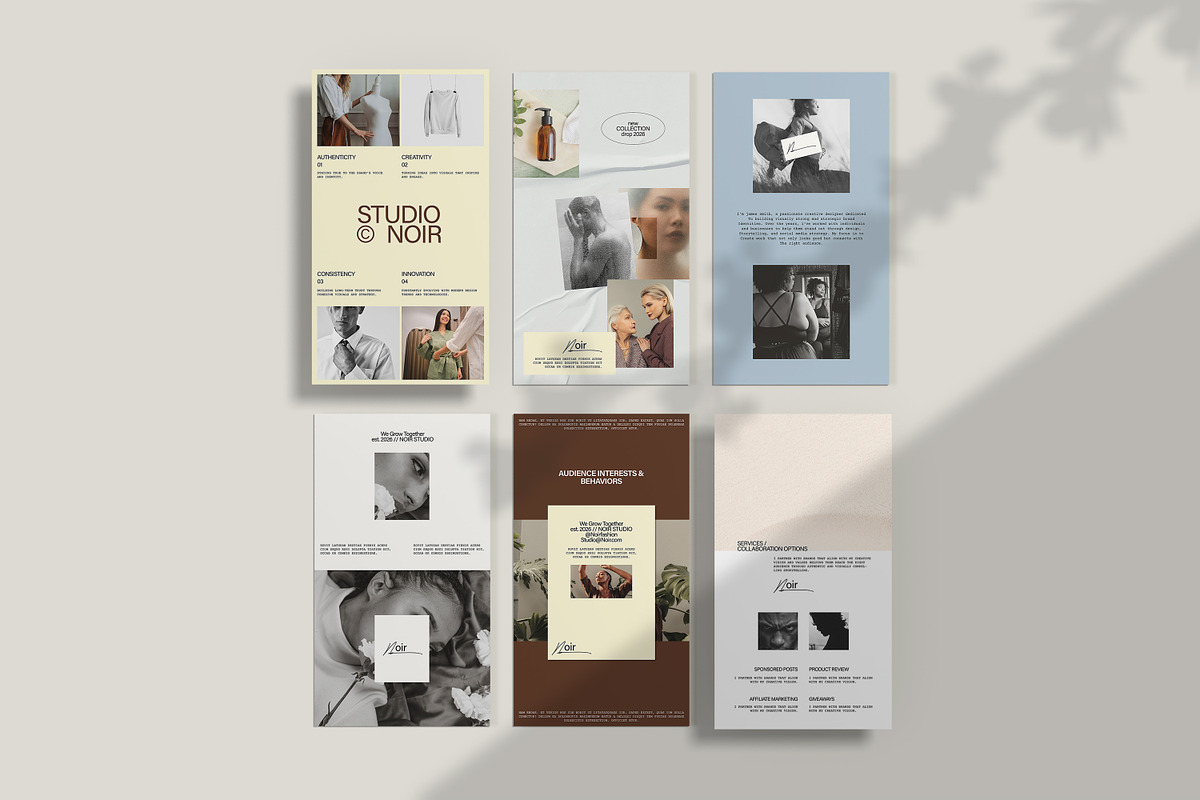 NOIR | Stories Template preview 3