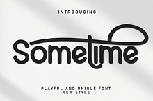Sometime | Script Font