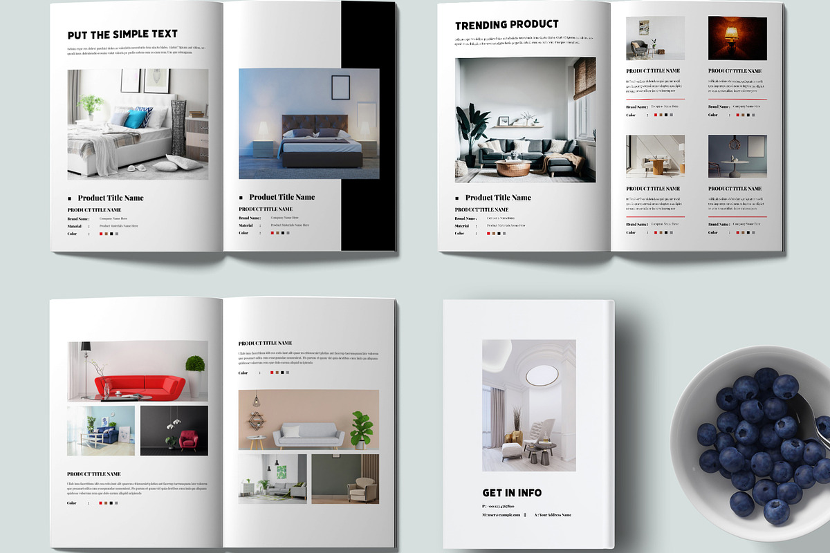 Product Catalog Layout
