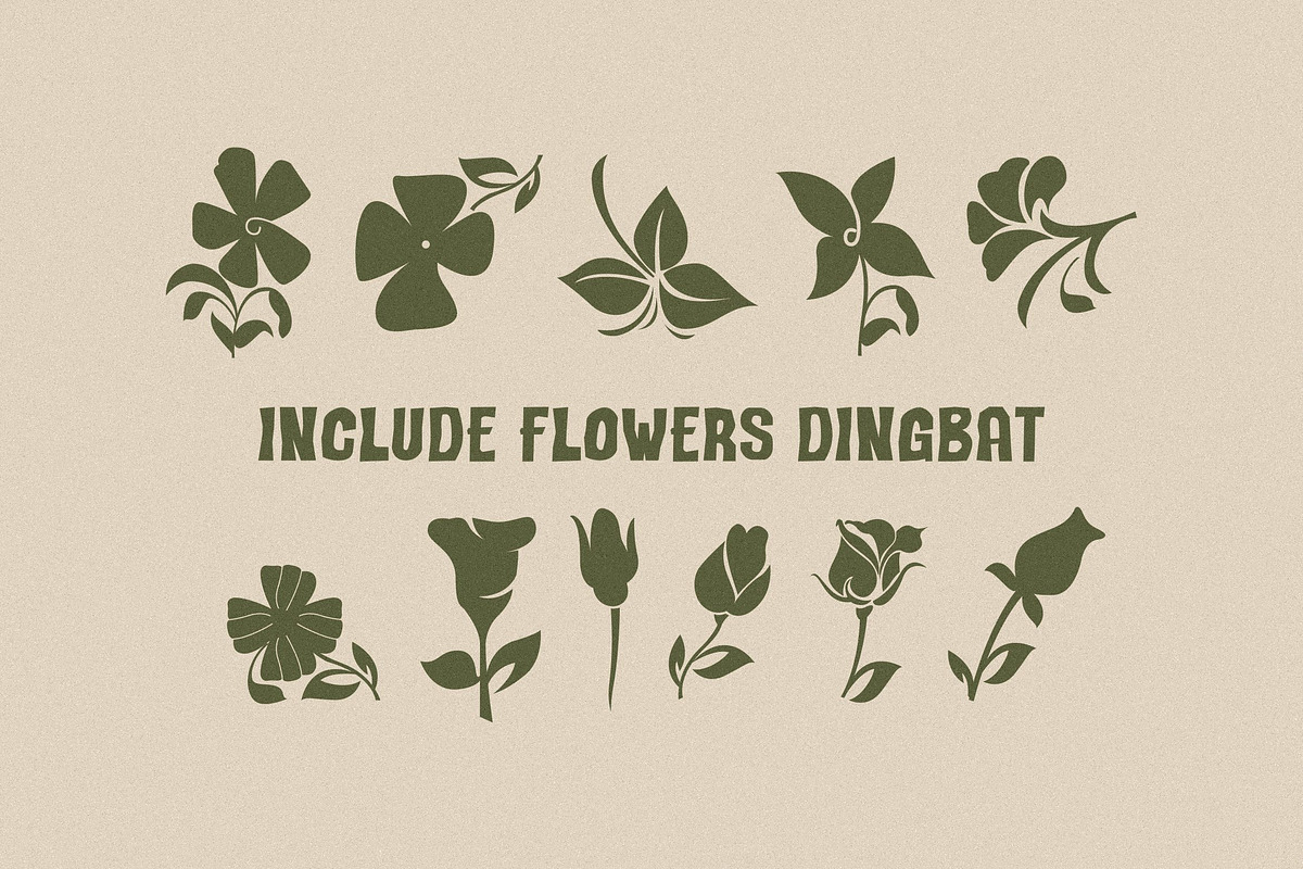Meadow Bloom - Organic Handwritten, a Handwritten Font by Imoodev (Photo 4 of 5)