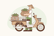 Local & Fresh Illustration, an Object Graphic by Jump Studio (Thumbnail 3 of 12)