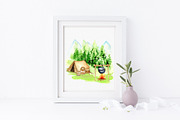 Camping & Travel Watercolor Clipart, an Object Graphic by svetlanaARTdreams (Thumbnail 6 of 12)