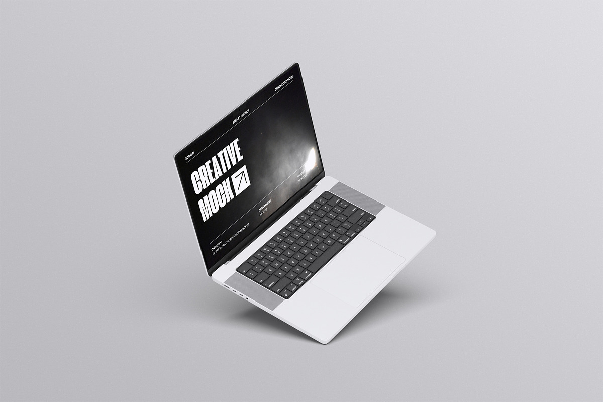 Laptop Mockup, a Wearable Device Mockup by Afif_studio (Photo 5 of 5)