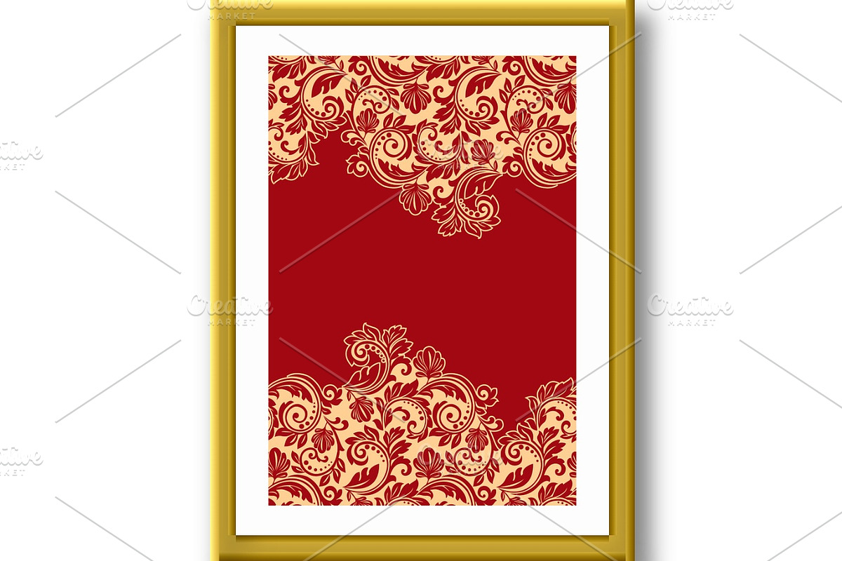 Abstract floral pattern. Vector, a Decorative Illustration by RODINA (Photo 2 of 3)