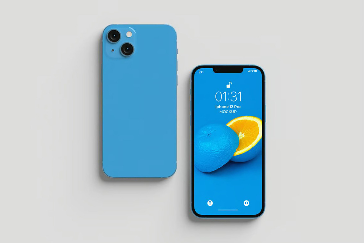 iPhone 13 Mockup, an iPhone Mockup by Se٧enStudio (Photo 3 of 3)