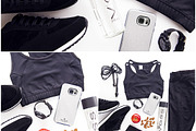 Fitness & exercise flatlay bundle containing flat lay, styled stock, a Sports & Recreation Photo by OhTilly (Thumbnail 2 of 5)
