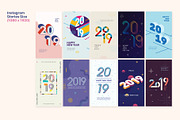 2019 New Year Instagram Bundle, a Social Media Template by muhisya (Thumbnail 8 of 9)