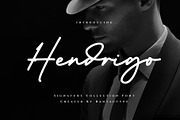 Hendrigo Bold Signature Font, a Handwritten Font by RantautypeStudio (Thumbnail 1 of 17)