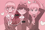 90s Anime Photoshop Template Effect, a Preset Add-On by Mock It Up (Thumbnail 4 of 7)
