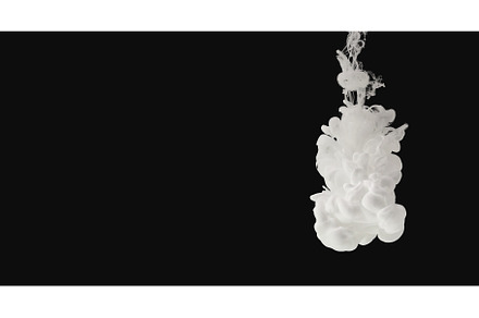 White paint flowing in water stock photo containing water and ink, an Abstract Photo by Prostock-Studio