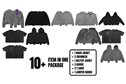 Clothing Mockup Realistic, a Hoody Mockup by NYCTHOPILIA STUDIO (Thumbnail 3 of 9)