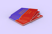 US Letter Size Landscape Book Mockup, a Books & Magazine Mockup by Illusiongraphic (Thumbnail 6 of 31)
