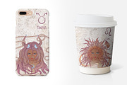 12 Zodiac Girl Hand Drawn Collection, a Healthcare Illustration by ennona_art (Thumbnail 12 of 13)
