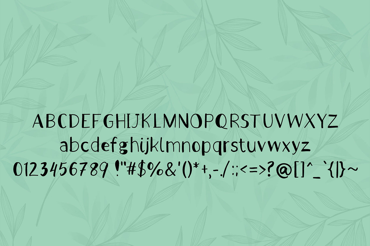 Mint Tea - Handwritten Font, a Font by NViolet (Photo 2 of 3)